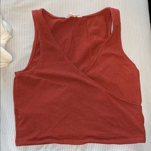 Wrap crop top